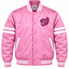 Washington Nationals Stripe Sleeves Heavyweight Satin Jacket