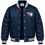 Cleveland Guardians Navy Heavyweight Satin Jacket