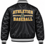 Athletics Black Heavyweight Satin Jacket