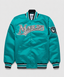 Marlins Heavyweight Satin Fan Jacket