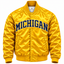 Michigan Wolverines Heavyweight Satin Jacket