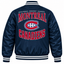 Montreal Canadiens NHL Heavyweight Satin Jacket Back View