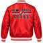 New Jersey Devils NHL Heavyweight Satin Jacket Back View