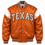 Texas Longhorns Stripe Sleeves Heavyweight Satin Jacket