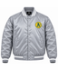 Athletics Gray Heavyweight Satin Jacket