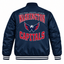 Washington Capitals NHL Heavyweight Satin Jacket Back View