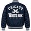 Chicago White Sox Navy Heavyweight Satin Jacket