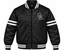 Colorado Rockies Stripe Sleeves Heavyweight Satin Jacket