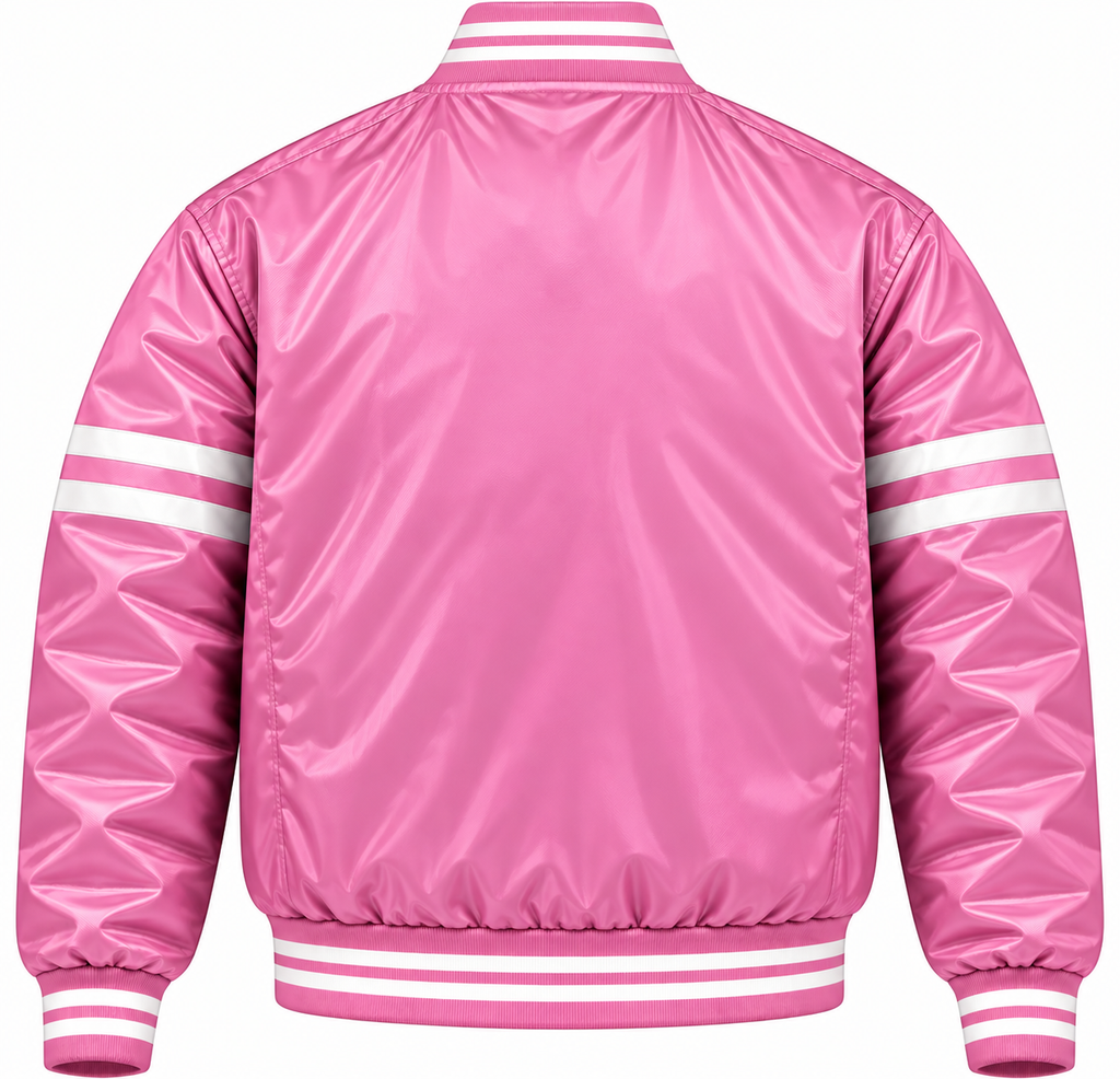 Houston Astros Stripe Sleeves Heavyweight Satin Jacket