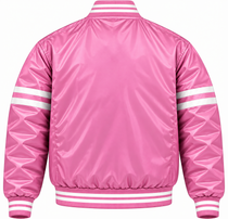 Houston Astros Stripe Sleeves Heavyweight Satin Jacket