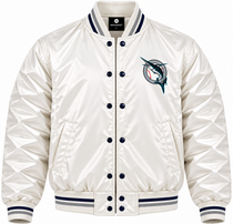 Miami Marlins Game Day Heavyweight Satin Jacket
