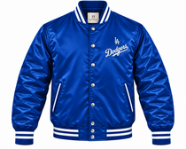 LA Dodgers Retro Heavyweight Satin Jacket