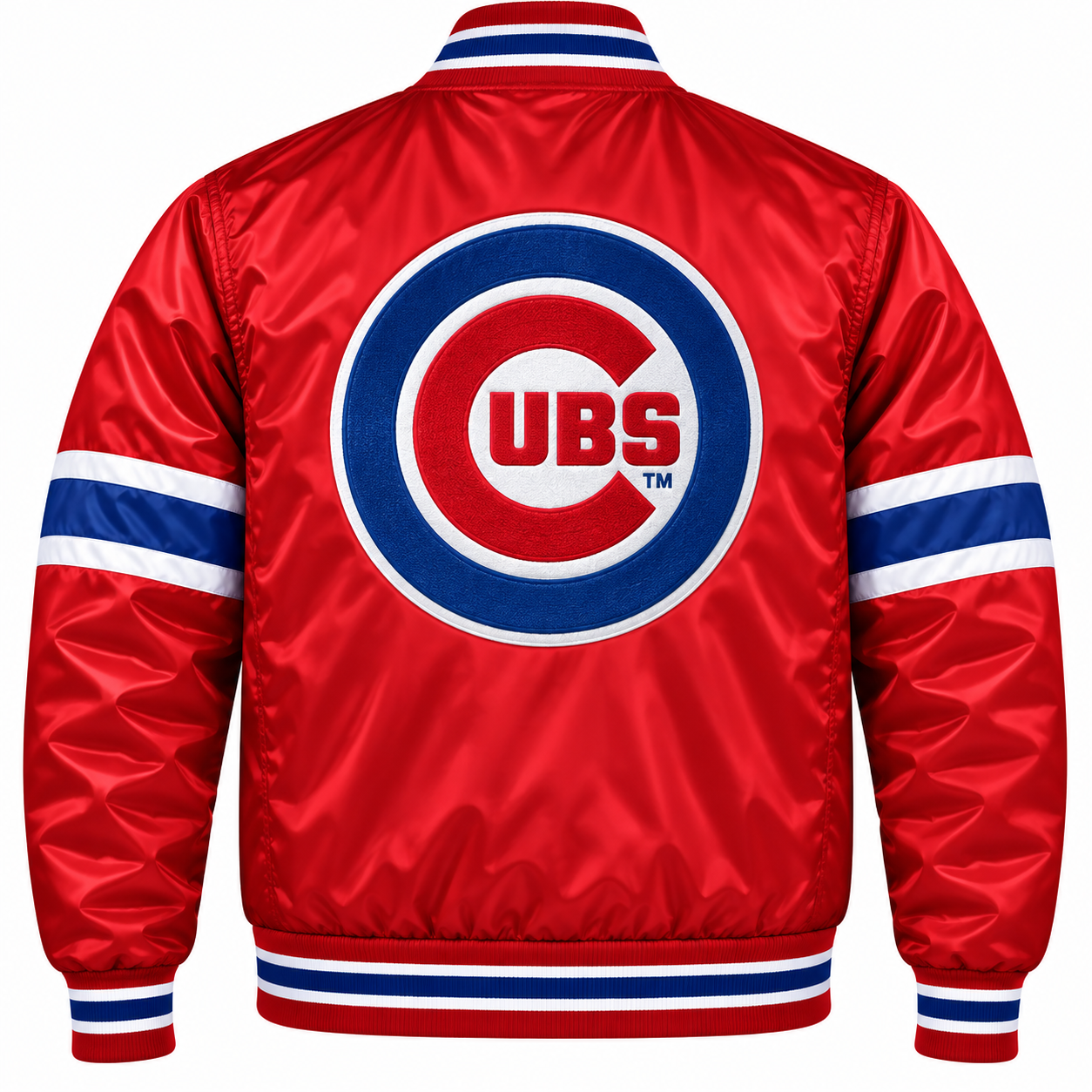 Chicago Cubs Red Satin Jacket Secondary image