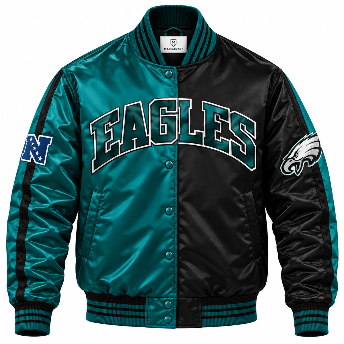 Women's Philadelphia Eagles Heavyweight Satin Jacket