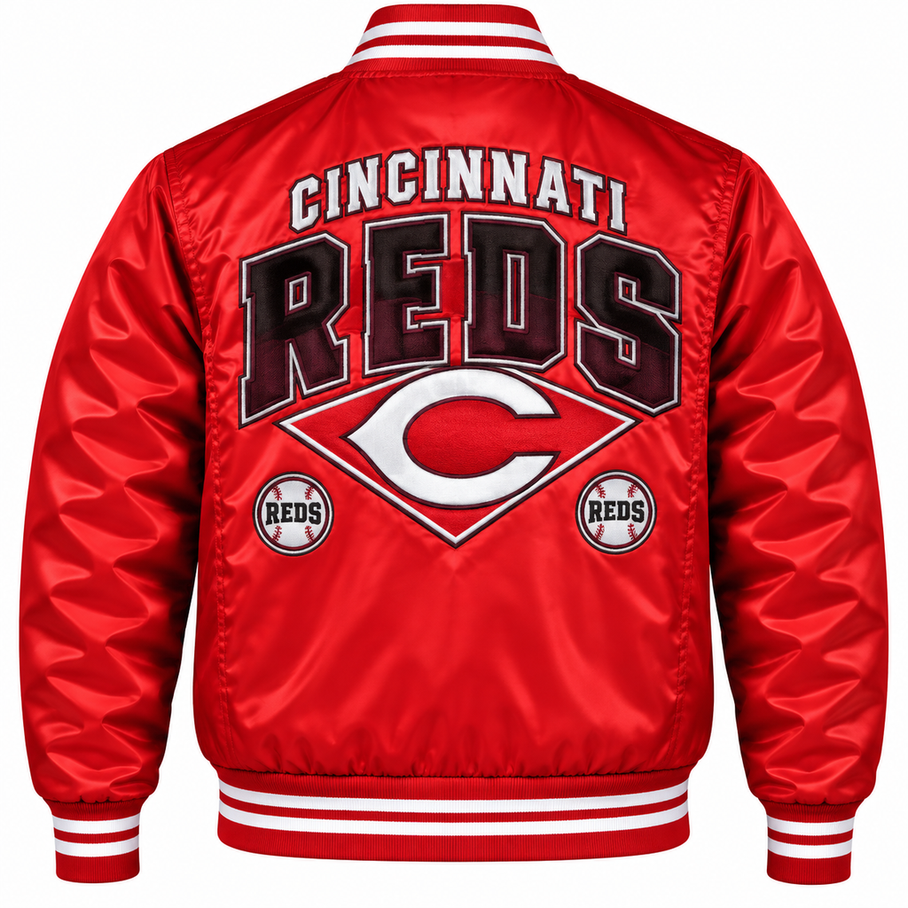 Cincinnati Reds Retro Heavyweight Satin Jacket