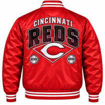 Cincinnati Reds Retro Heavyweight Satin Jacket