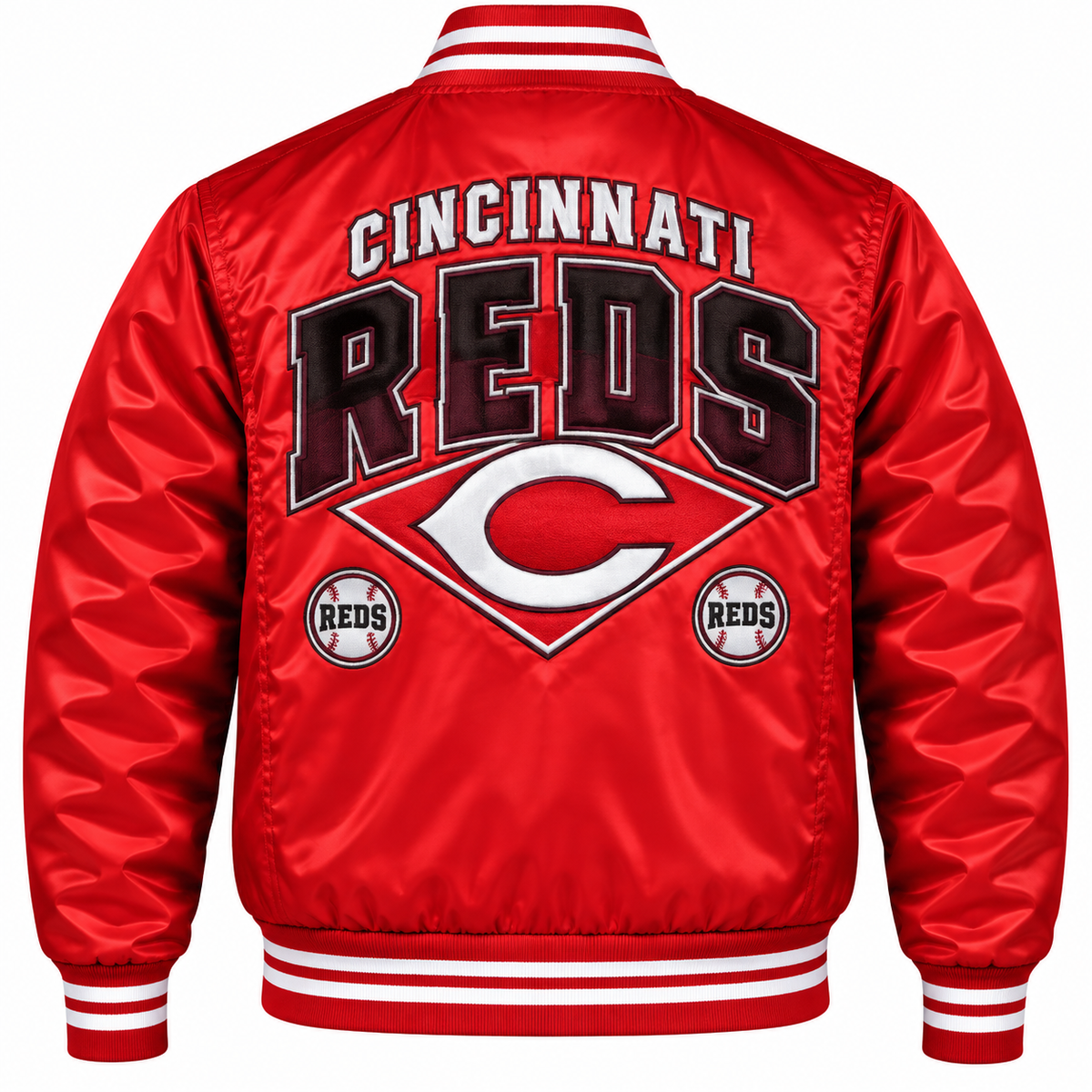 Cincinnati Reds Retro Heavyweight Satin Jacket