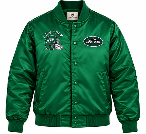 New York Jets Game Day Heavyweight Satin Jacket