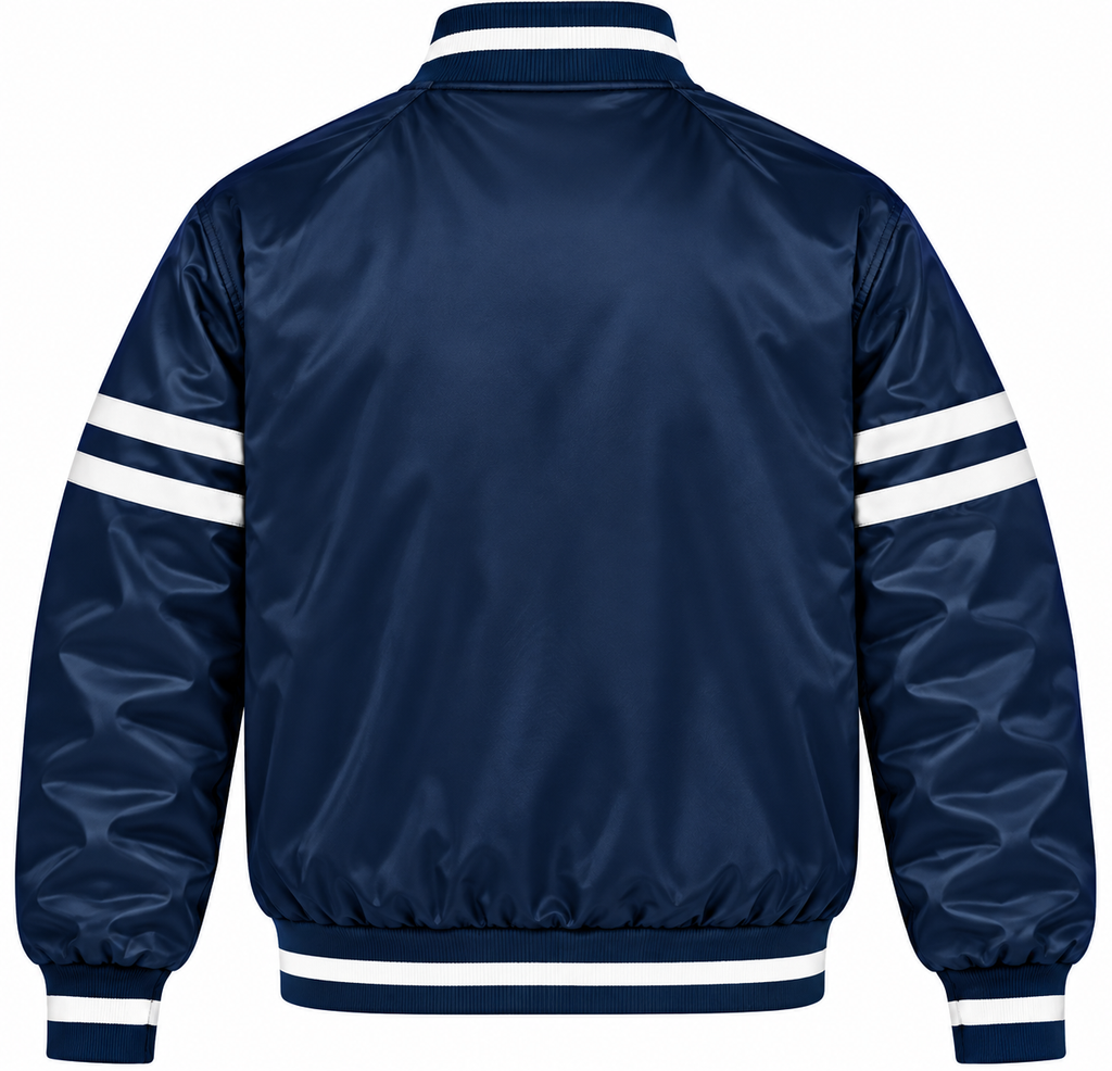 Minnesota Twins Stripe Sleeves Heavyweight Satin Jacket