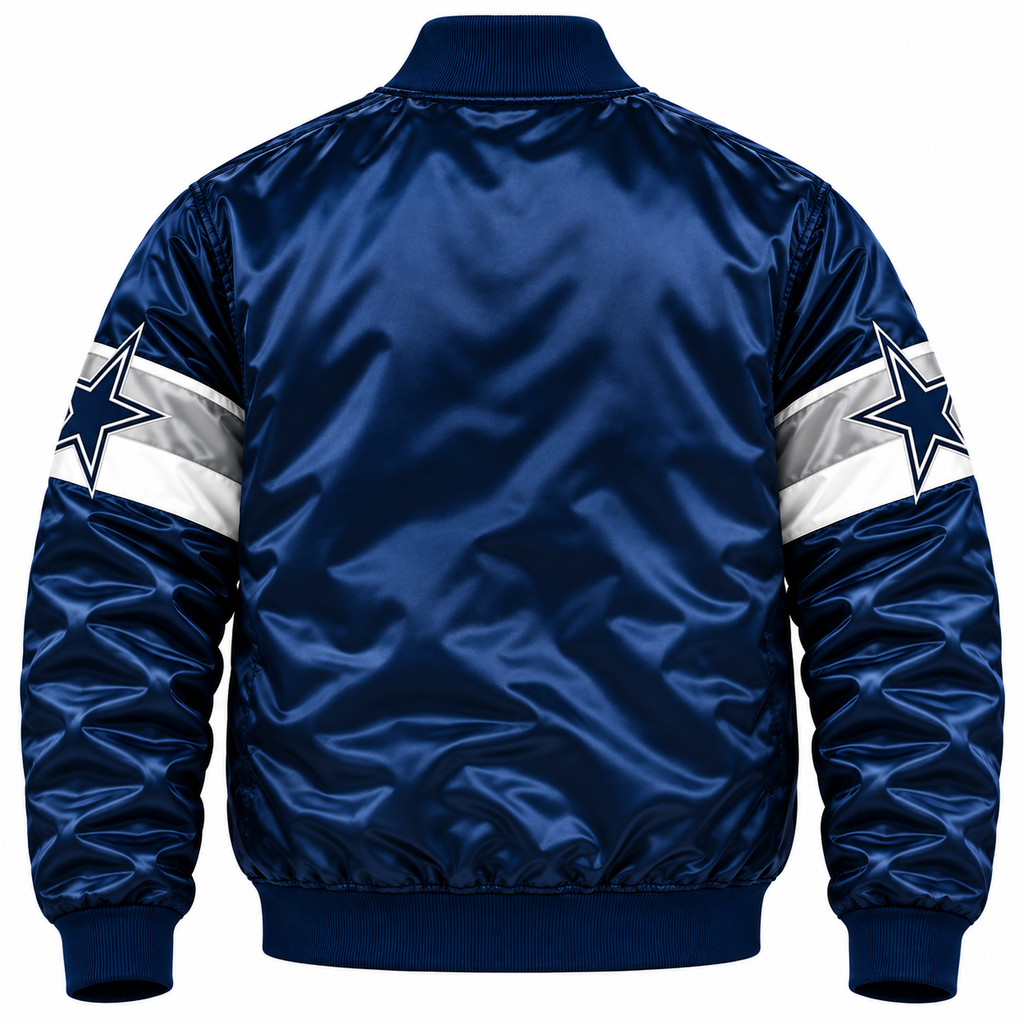 Dallas Cowboys Triple Option Heavyweight Satin Jacket
