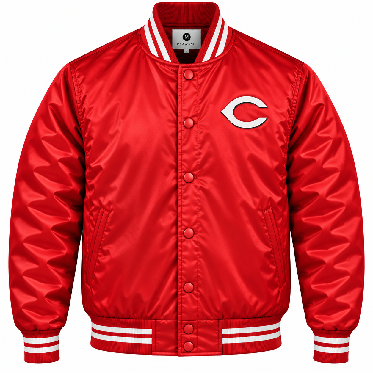 Cincinnati Reds Retro Heavyweight Satin Jacket Secondary image