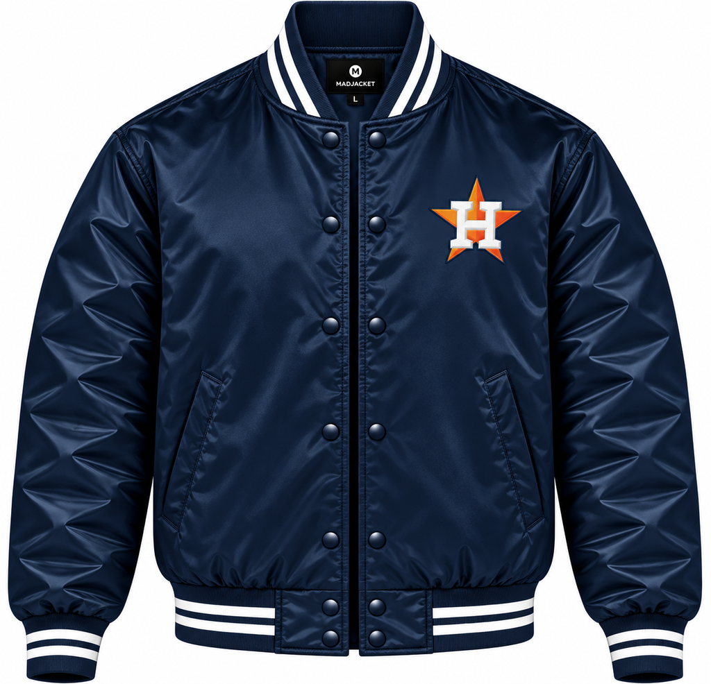 Houston Astros Retro Heavyweight Satin Jacket