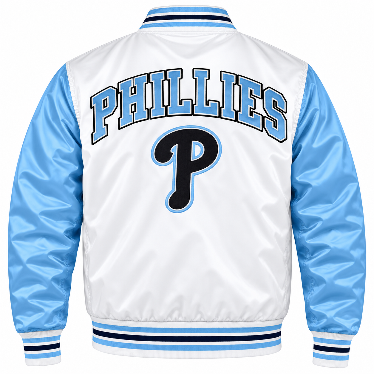 Philadelphia Phillies Varsity Heavyweight Satin Jacket Secondary image