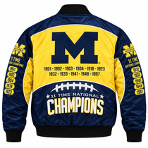 Michigan Championship Heavyweight Satin Jacket