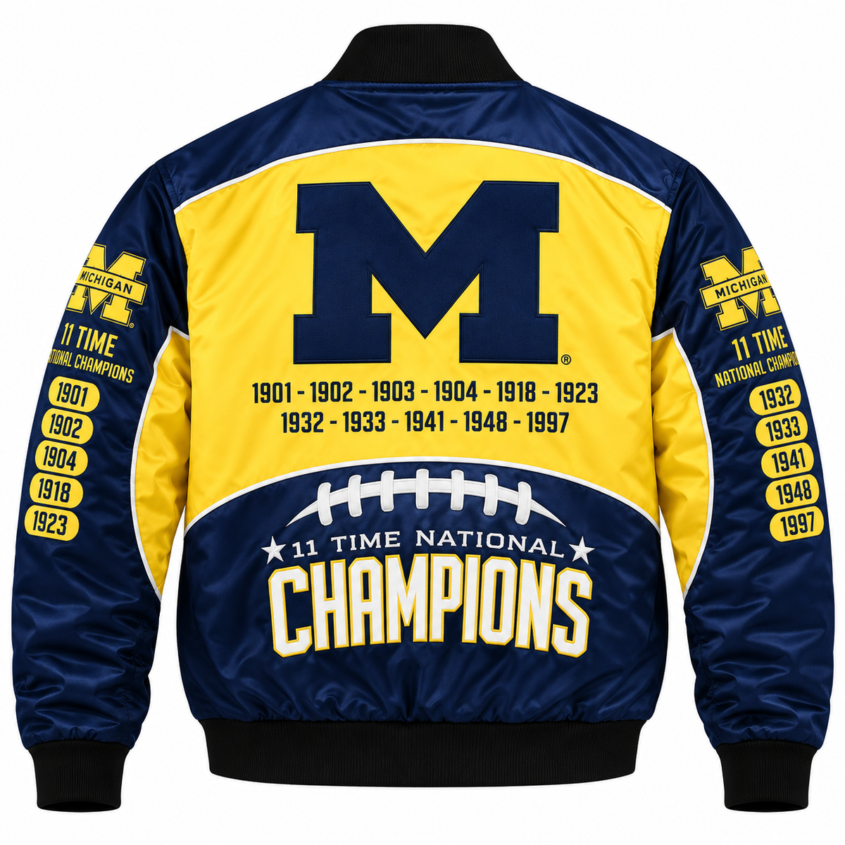Michigan Championship Heavyweight Satin Jacket