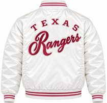 Texas Rangers Game Day Heavyweight Satin Jacket
