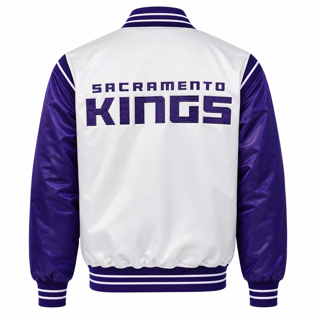 Sacramento Kings Heavyweight Satin Fan Jacket Secondary image