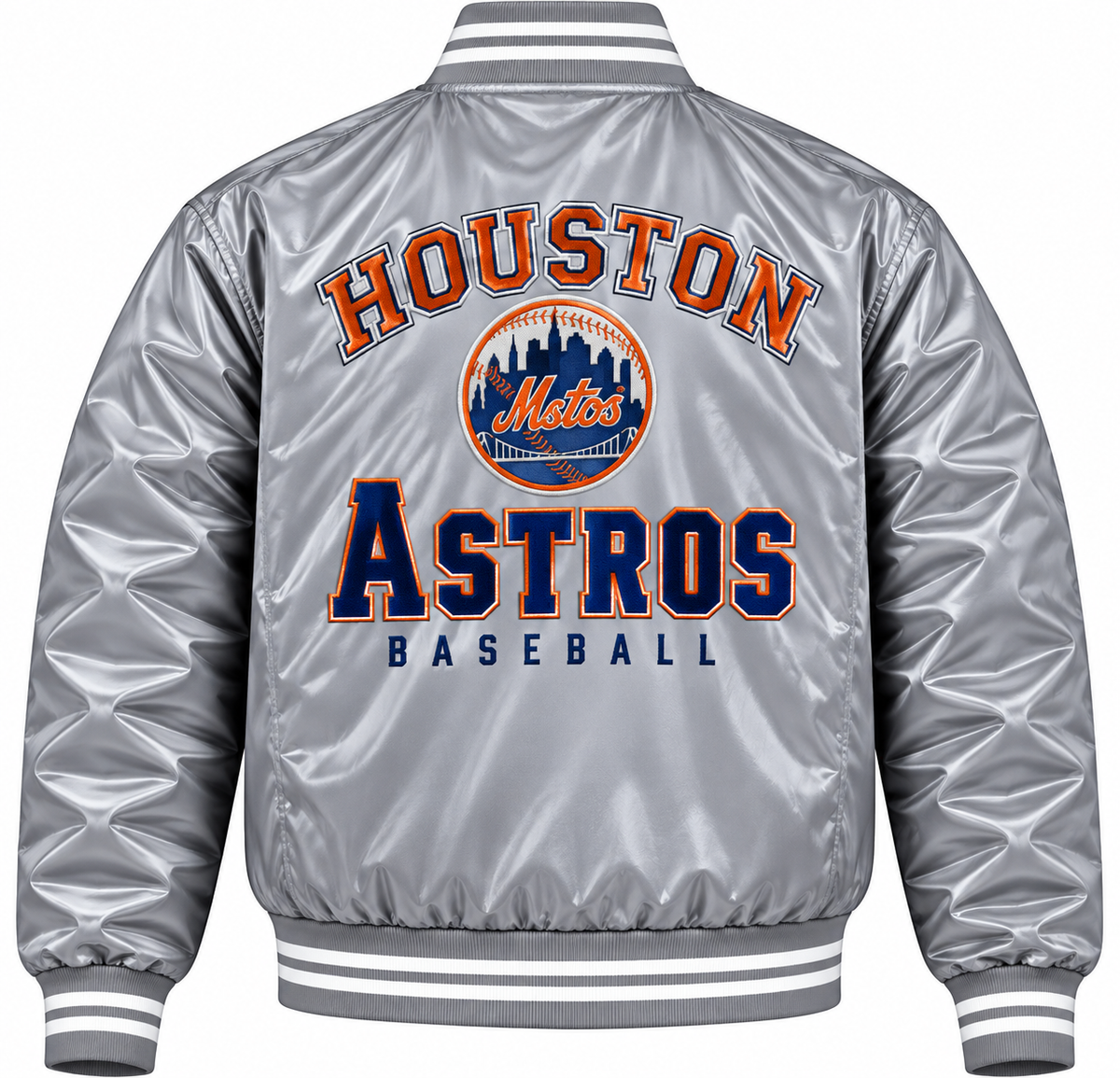 Houston Astros Retro Heavyweight Satin Jacket Main image