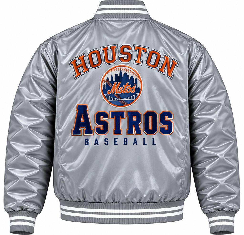 Houston Astros Retro Heavyweight Satin Jacket