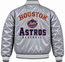 Houston Astros Retro Heavyweight Satin Jacket