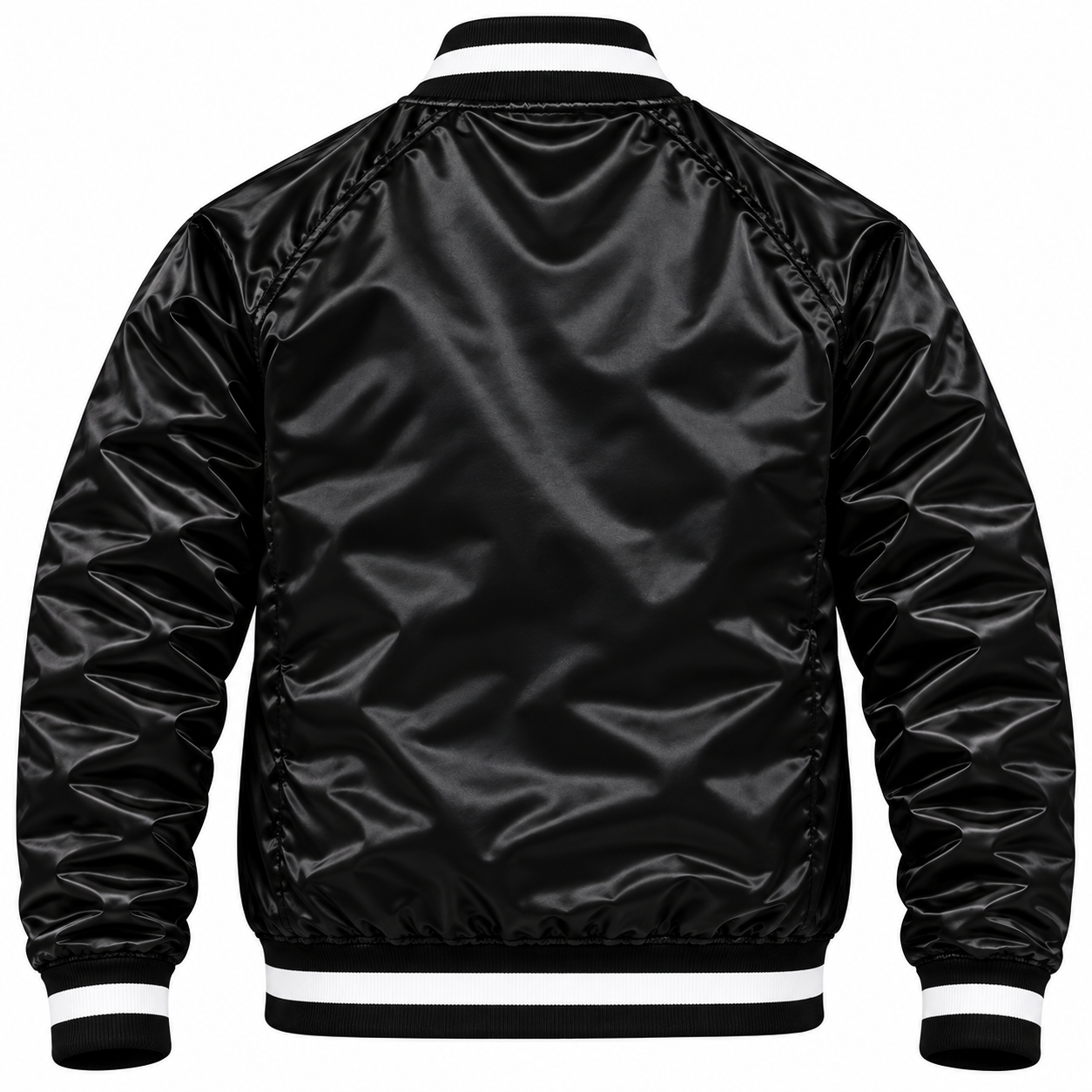 Bulls New Era Exclusive Fitted Heavyweight Satin Jacket Secondary image