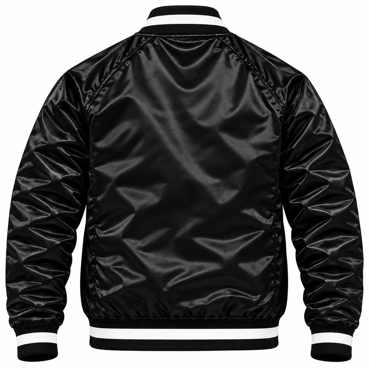 Bulls New Era Exclusive Fitted Heavyweight Satin Jacket