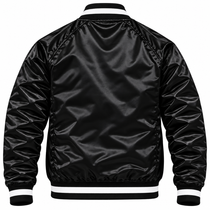Bulls New Era Exclusive Fitted Heavyweight Satin Jacket