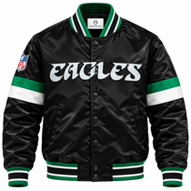 Philadelphia Eagles Home Game Heavyweight Satin Jacket