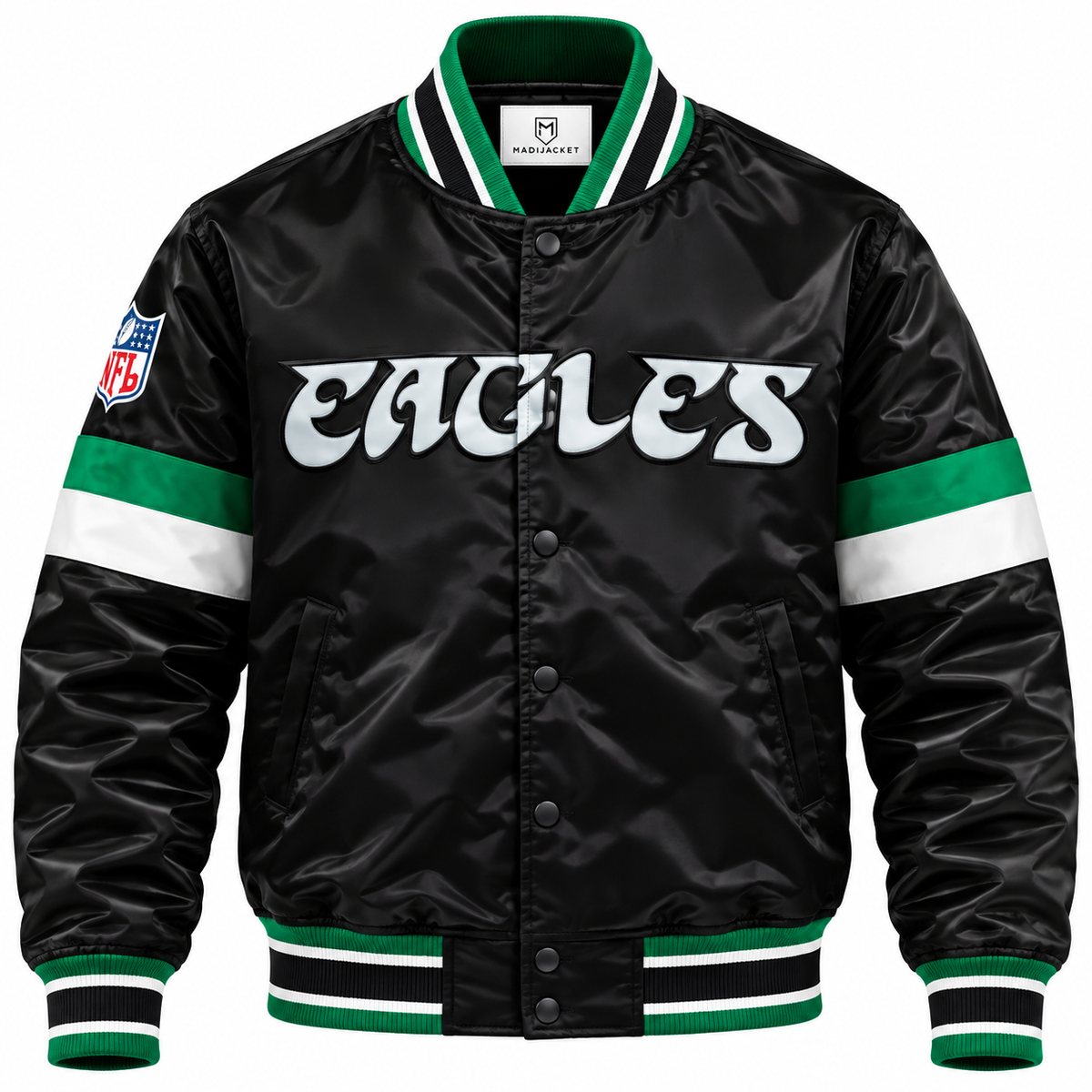 Philadelphia Eagles Home Game Heavyweight Satin Jacket