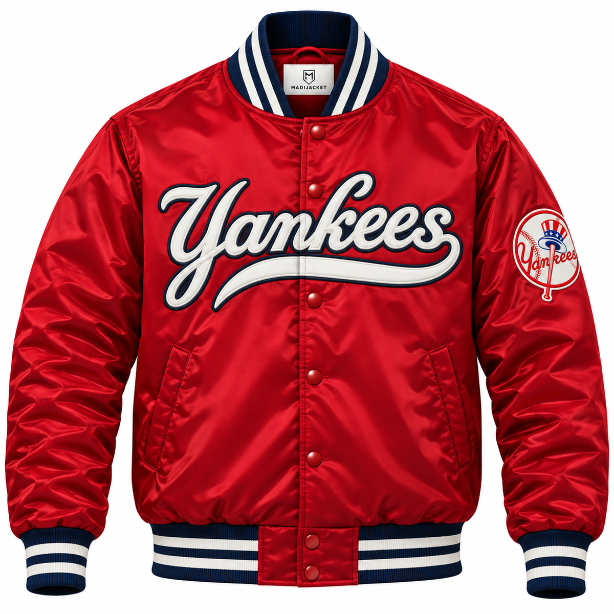 New York Yankees Retro Vintage Heavyweight Satin Jacket