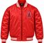 Los Angeles Angels Red Heavyweight Satin Jacket