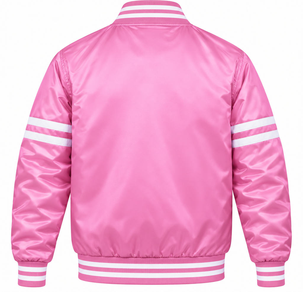 Tampa Bay Rays Pink Heavyweight Satin Jacket