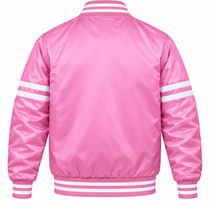 Tampa Bay Rays Pink Heavyweight Satin Jacket