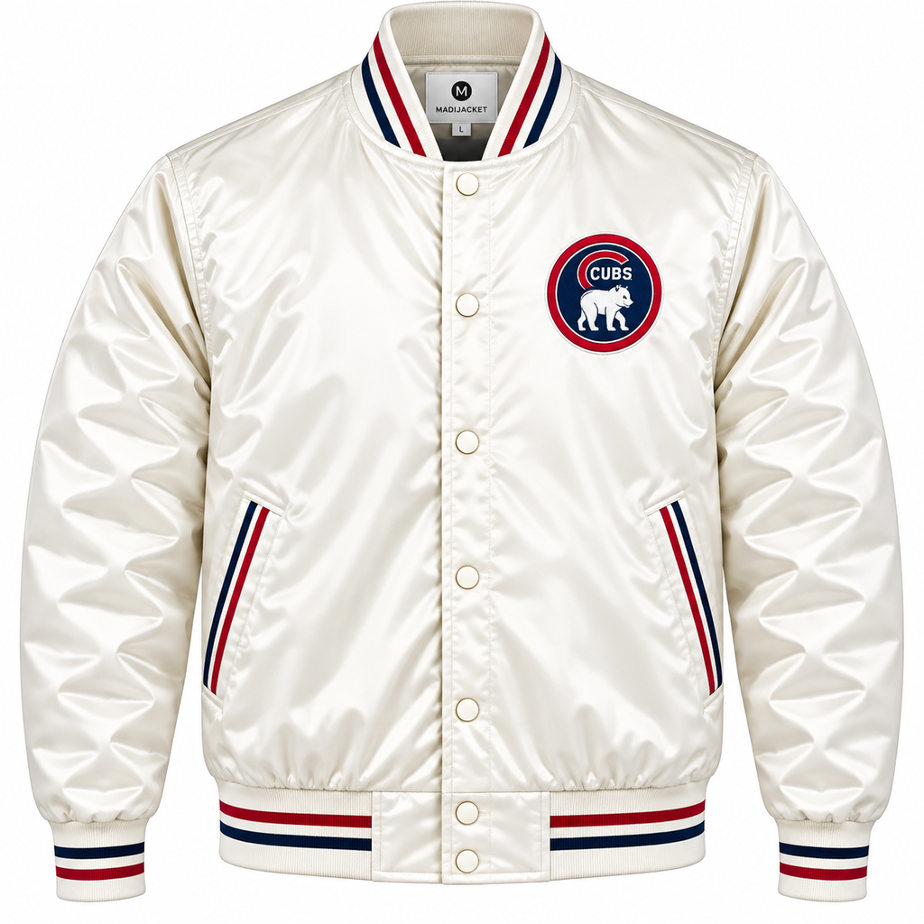Chicago Cubs Game Day Heavyweight Satin Jacket