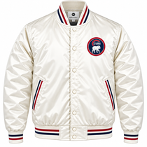 Chicago Cubs Game Day Heavyweight Satin Jacket