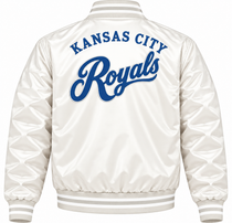 Kansas City Royals Game Day Heavyweight Satin Jacket