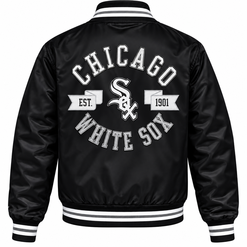 Chicago White Sox Retro Heavyweight Satin Jacket