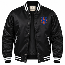 New York Mets Retro Heavyweight Satin Jacket