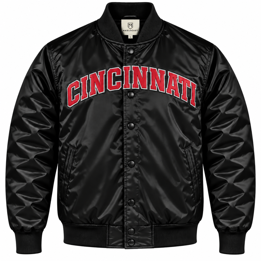 Cincinnati Reds Heavyweight Satin Jacket
