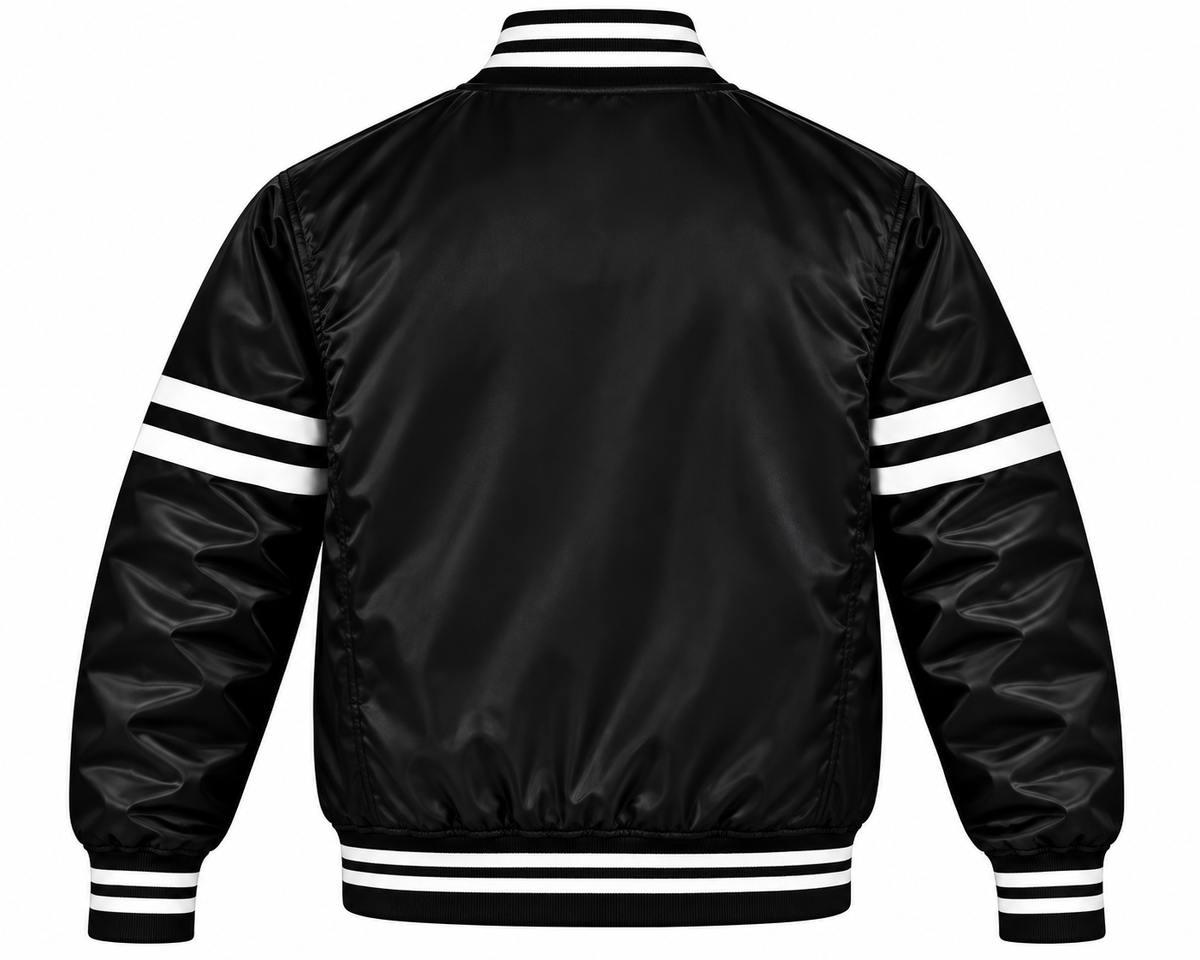 Arizona Diamondbacks Stripe Sleeves Heavyweight Satin Jacket